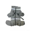 Deep Grey Waterproof Pet Coat front view