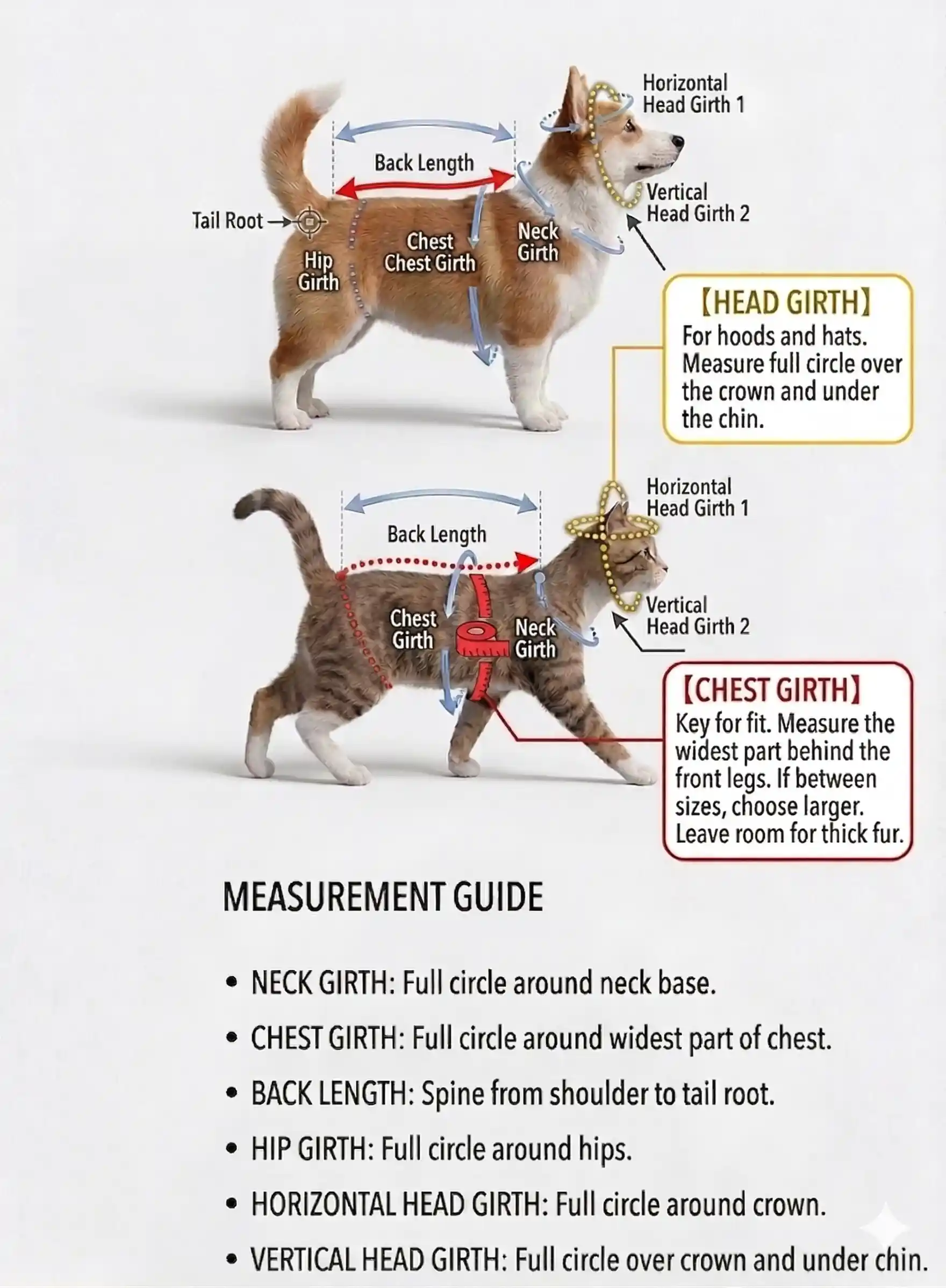 How to Measure Cat and Small Dog for Clothes | CuddlPets Guide