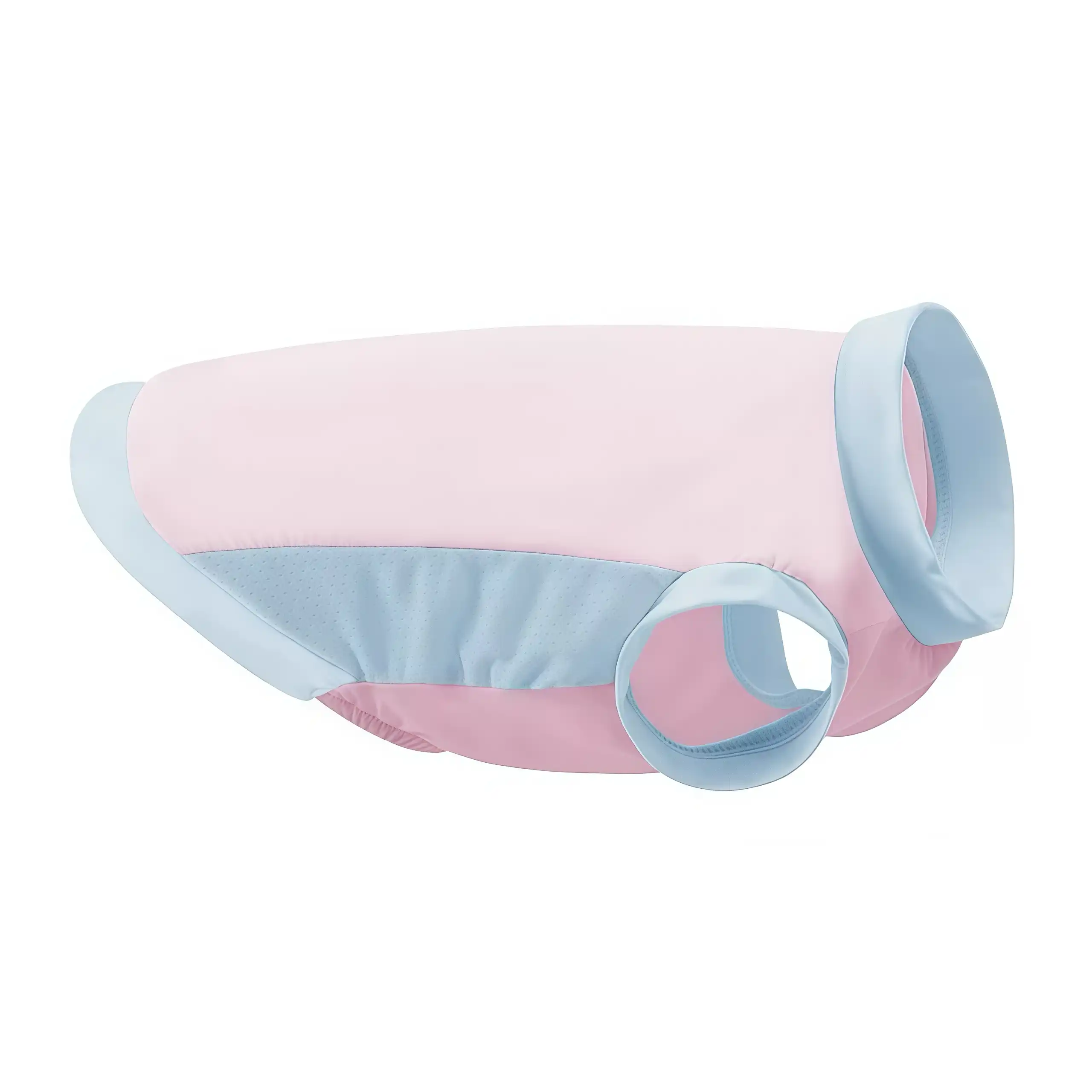 breathable-ice-silk-mesh-fabric-details Sakura Pink Dog Cooling Sunshirt for cats and small pets