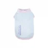 Flat lay view of blue Instant-Cooling Dog Vest