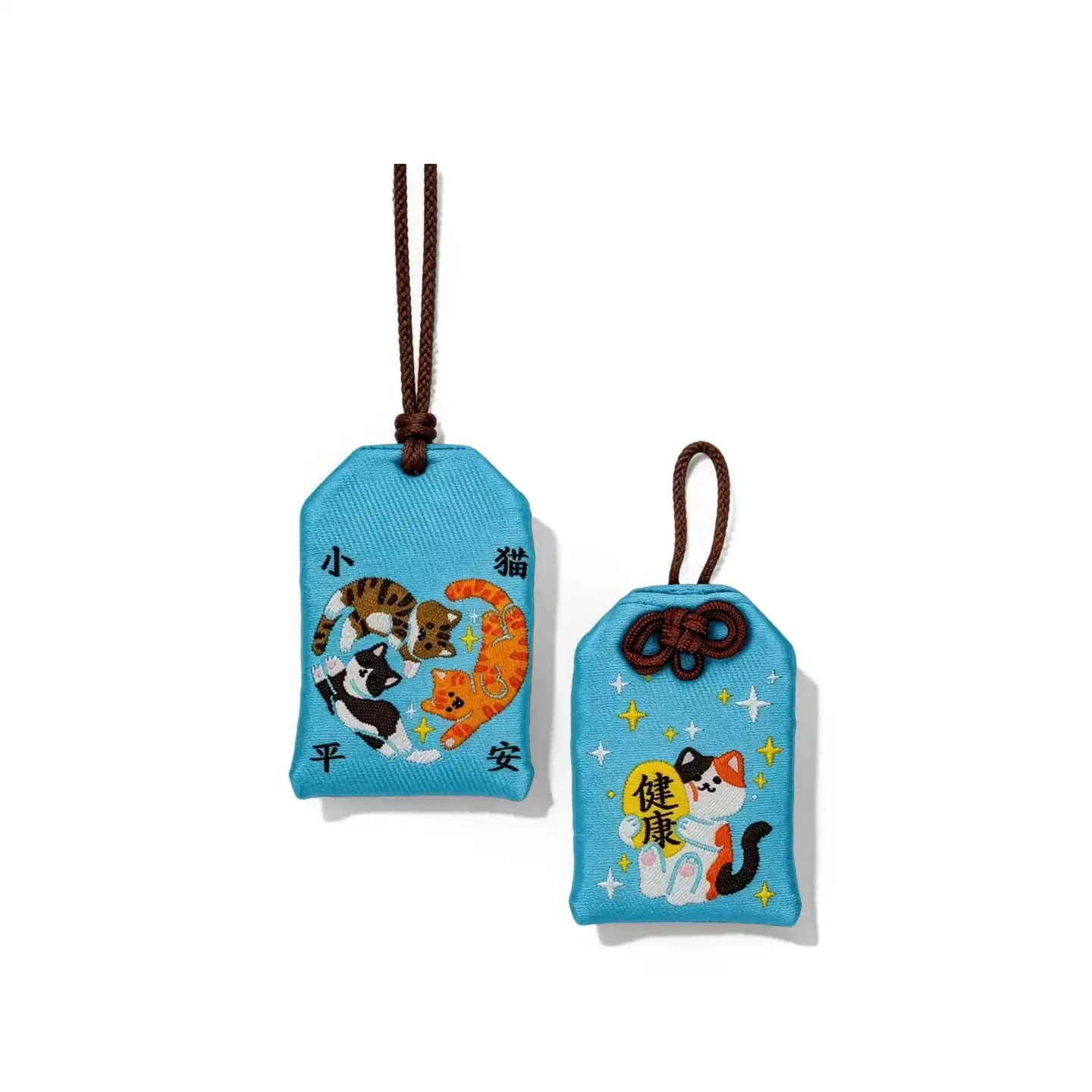 Handcrafted cat variant of the Eastern Guardian Pet Blessing Charm
