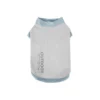 Flat lay view of gray Instant-Cooling Dog Vest