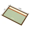 Dimensions of the green stripe waterproof leather pet mat