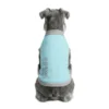 Back view of a Schnauzer wearing green Instant-Cooling Dog Vest