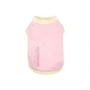 Flat lay view of pink Instant-Cooling Dog Vest