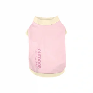 Flat lay view of pink Instant-Cooling Dog Vest